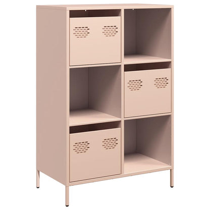 Highboard Pink 68x39x103.5 cm Steel