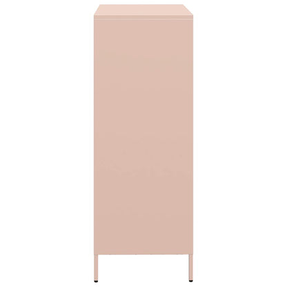 Highboard Pink 68x39x103.5 cm Steel