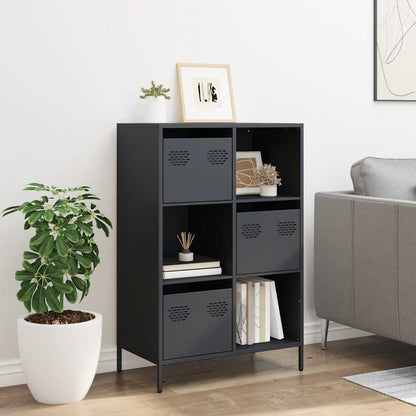 Highboard Anthracite 68x39x103,5 cm Steel