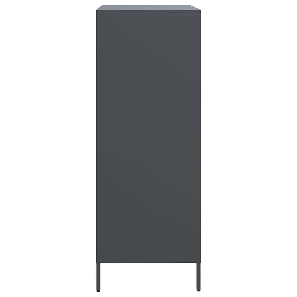 Highboard Anthracite 68x39x103,5 cm Steel