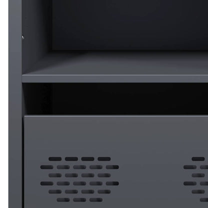 Highboard Anthracite 68x39x103,5 cm Steel