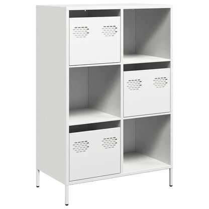 Highboard White 68x39x103,5 cm Steel