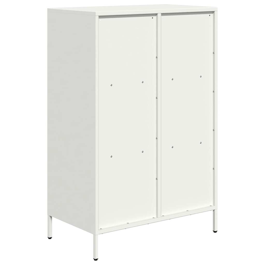 Highboard White 68x39x103,5 cm Steel