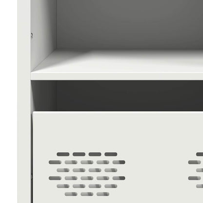 Highboard White 68x39x103,5 cm Steel