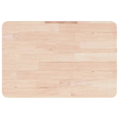 Basin Shelf Wall Mounted Steel and Solid Wood Oak
