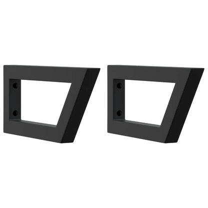 Basin Shelf Wall Mounted Steel and Solid Wood Beech