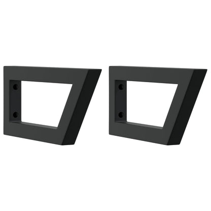 Basin Shelf Wall Mounted Steel and Solid Wood Beech