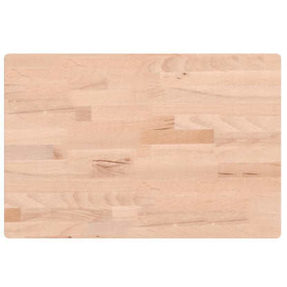 Basin Shelf Wall Mounted Steel and Solid Wood Beech