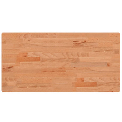 Basin Shelf Wall Mounted Steel and Solid Wood Beech