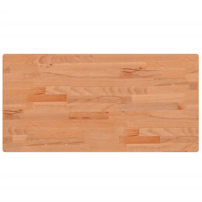 Basin Shelf Wall Mounted Steel and Solid Wood Beech
