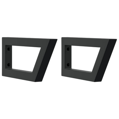 Basin Shelf Wall Mounted Steel and Solid Wood Beech