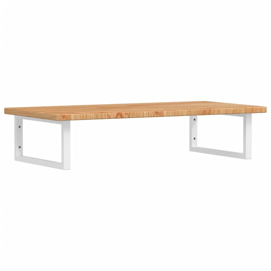 Basin Shelf | Light brown, White | Oak wood, Steel | 100 x 50 x 2.5 cm