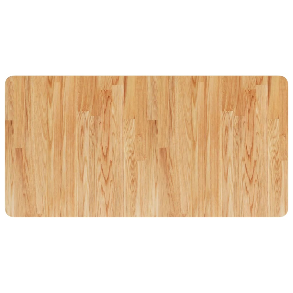 Basin Shelf Wall Mounted Steel and Solid Wood Oak
