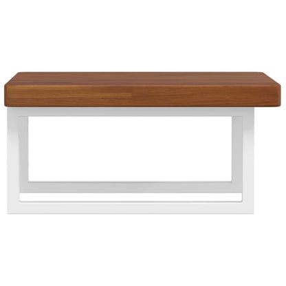 Basin Shelf | Dark brown and white | Solid oak wood, Steel | Standard