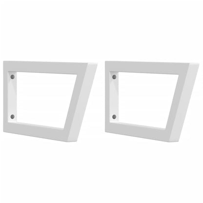 Basin Shelf Wall Mounted Steel and Solid Wood Beech