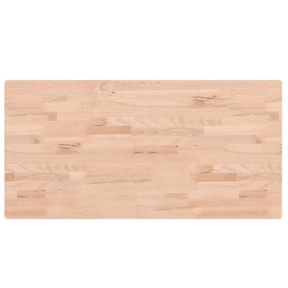 Basin Shelf Wall Mounted Steel and Solid Wood Beech