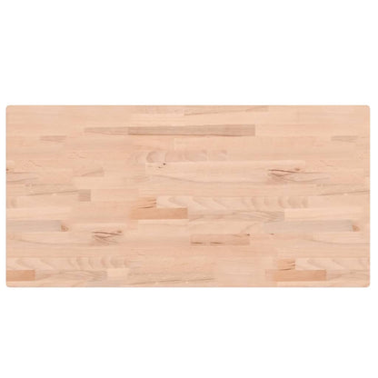 Basin Shelf Wall Mounted Steel and Solid Wood Beech