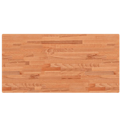 Basin Shelf Wall Mounted Steel and Solid Wood Beech
