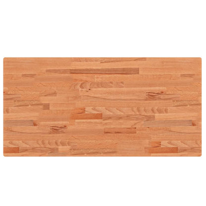 Basin Shelf Wall Mounted Steel and Solid Wood Beech