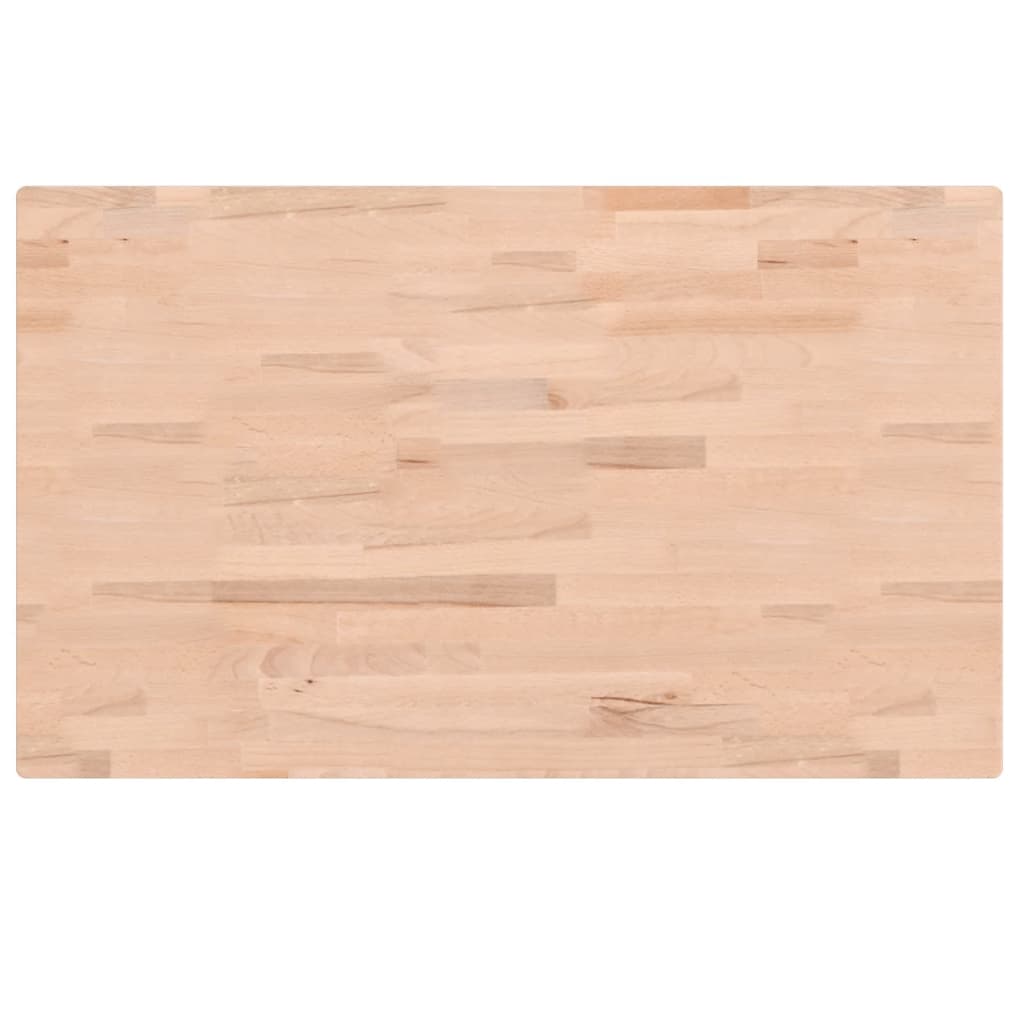 Basin Shelf Wall Mounted Steel and Solid Wood Beech