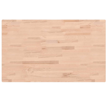 Basin Shelf Wall Mounted Steel and Solid Wood Beech