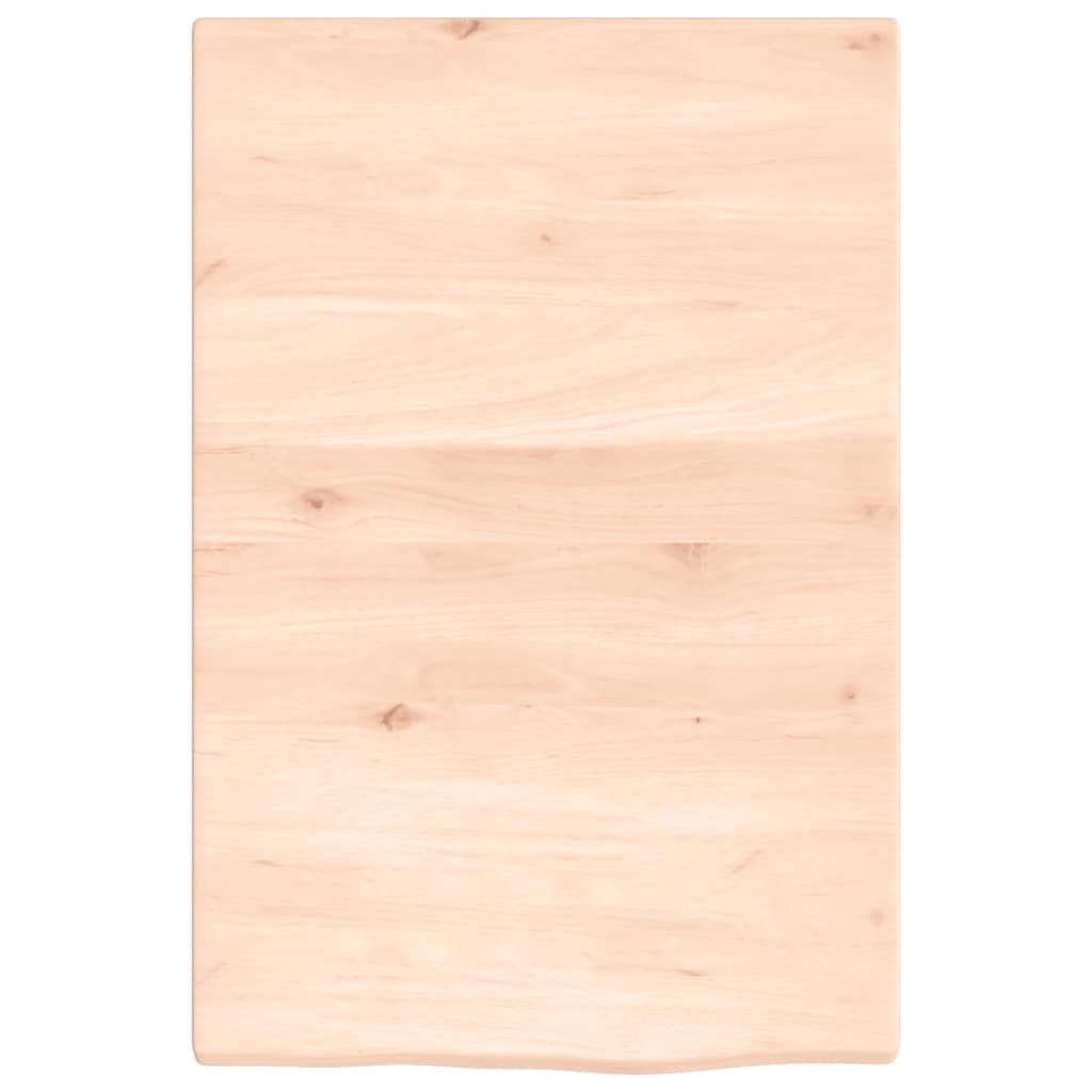 Basin Shelf Wall Mounted Steel and Solid Wood Oak