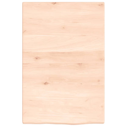 Basin Shelf Wall Mounted Steel and Solid Wood Oak