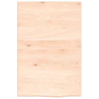 Basin Shelf Wall Mounted Steel and Solid Wood Oak