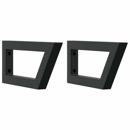 Basin Shelf Wall Mounted Steel and Solid Wood Acacia