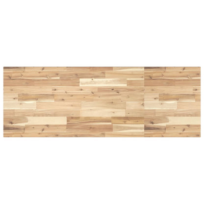 Basin Shelf Wall Mounted Steel and Solid Wood Acacia