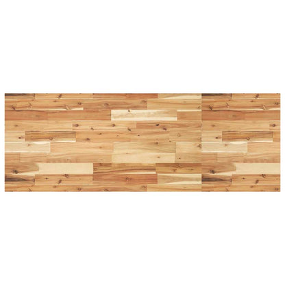 Basin Shelf Wall Mounted Steel and Solid Wood Acacia
