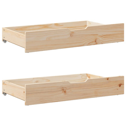 Bed Frame with Drawers without Mattress 100x200 cm