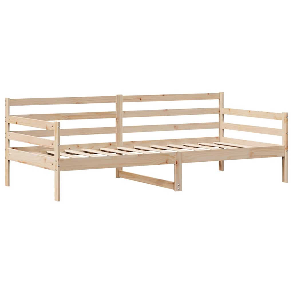 Daybed with Drawers without Mattress 90x190 cm Single Solid Wood