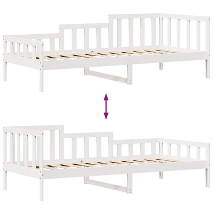 Daybed with Drawers without Mattress 90x190 cm Single Solid Wood