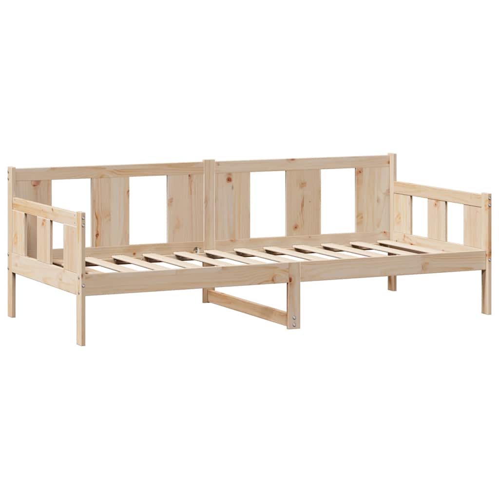 Daybed with Drawers without Mattress 90x190 cm Single Solid Wood