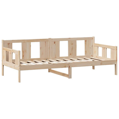 Daybed with Drawers without Mattress 90x190 cm Single Solid Wood
