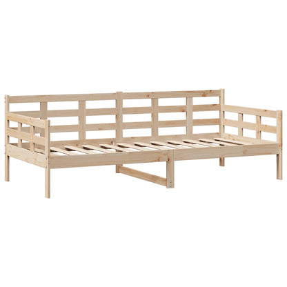 Daybed with Drawers without Mattress 90x190 cm Single Solid Wood