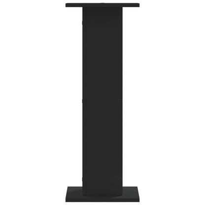 Speaker Stands 2 pcs Black 30x30x80 cm Engineered Wood