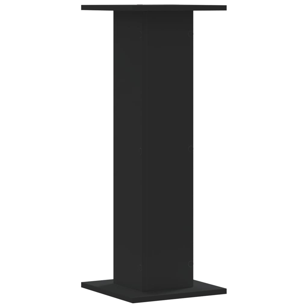 Speaker Stands 2 pcs Black 30x30x80 cm Engineered Wood