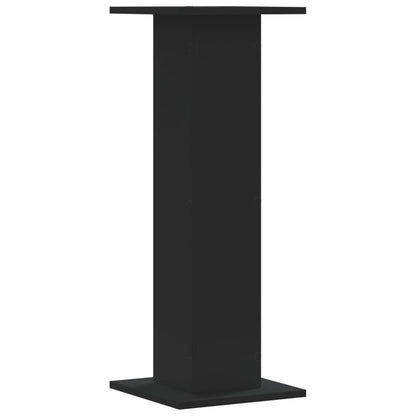 Speaker Stands 2 pcs Black 30x30x80 cm Engineered Wood