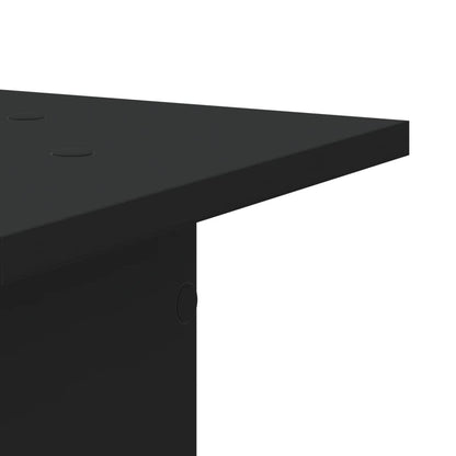 Speaker Stands 2 pcs Black 30x30x80 cm Engineered Wood