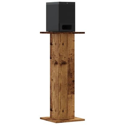 Speaker Stands 2 pcs Old Wood 30x30x80 cm Engineered Wood