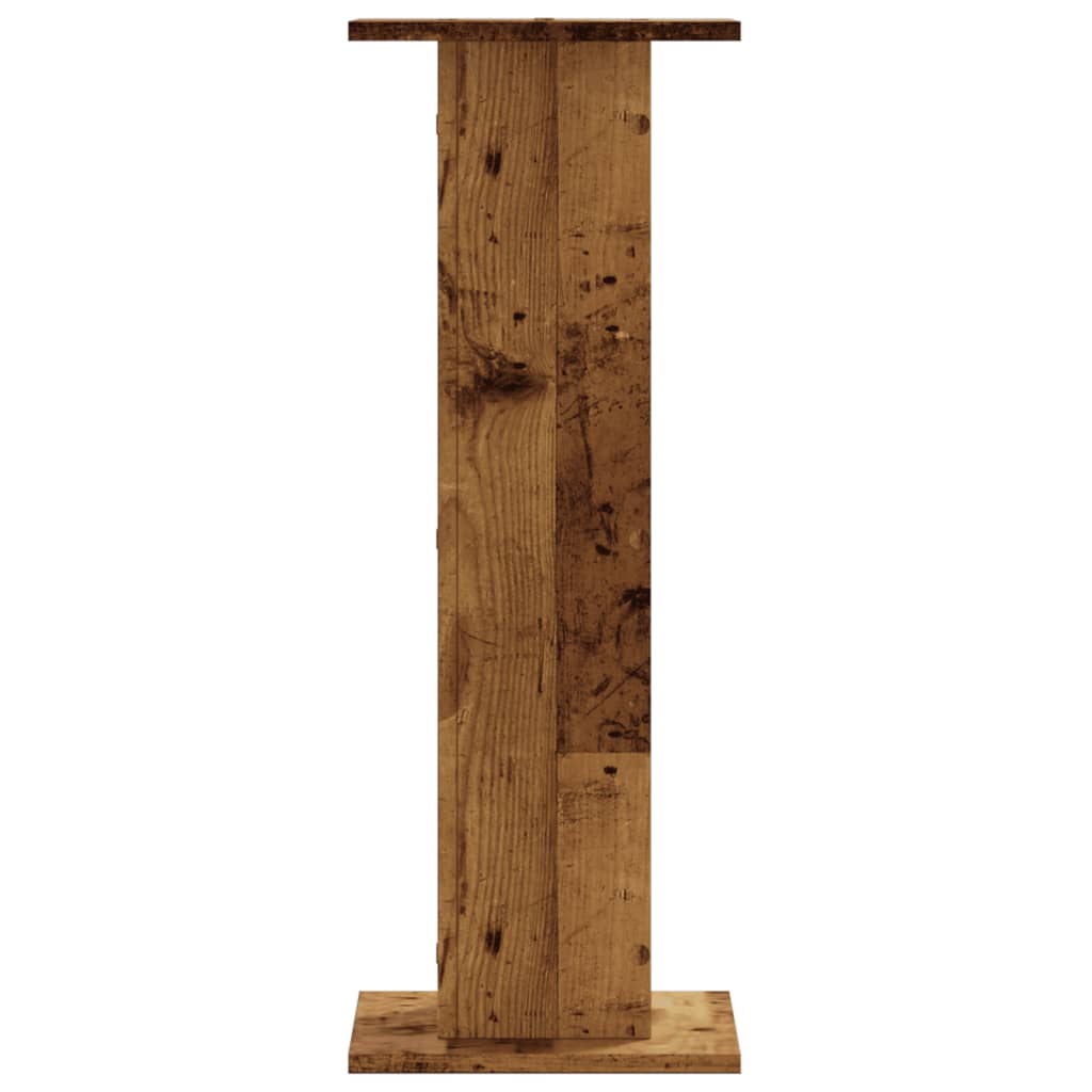 Speaker Stands 2 pcs Old Wood 30x30x80 cm Engineered Wood