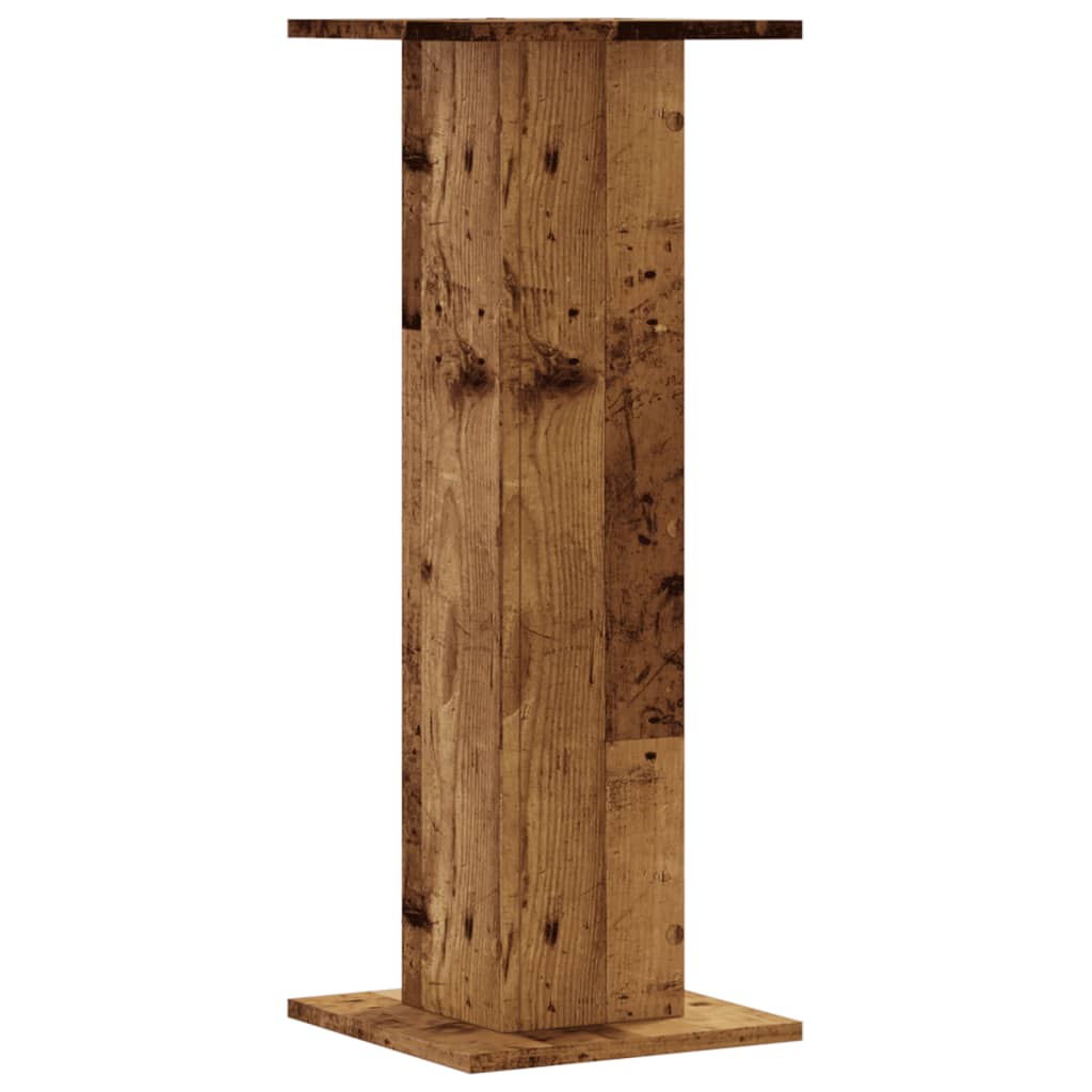 Speaker Stands 2 pcs Old Wood 30x30x80 cm Engineered Wood