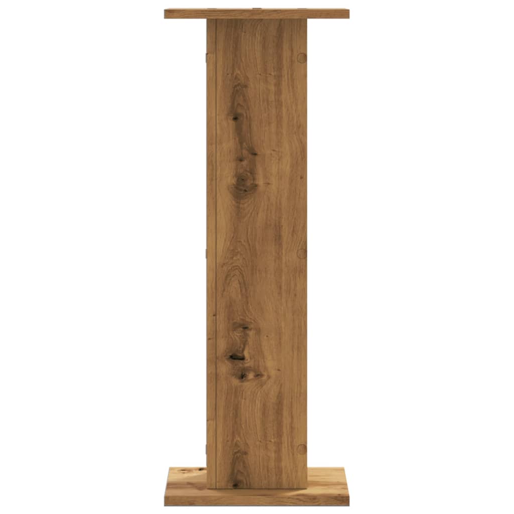 Speaker Stands 2 pcs Artisian Oak 30x30x80 cm Engineered Wood