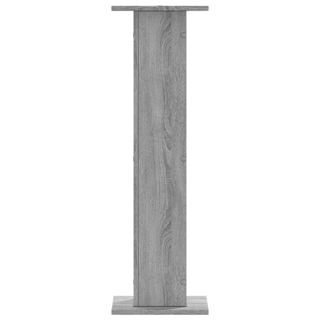 Speaker Stands 2 pcs Grey Sonoma 30x30x95 cm Engineered Wood
