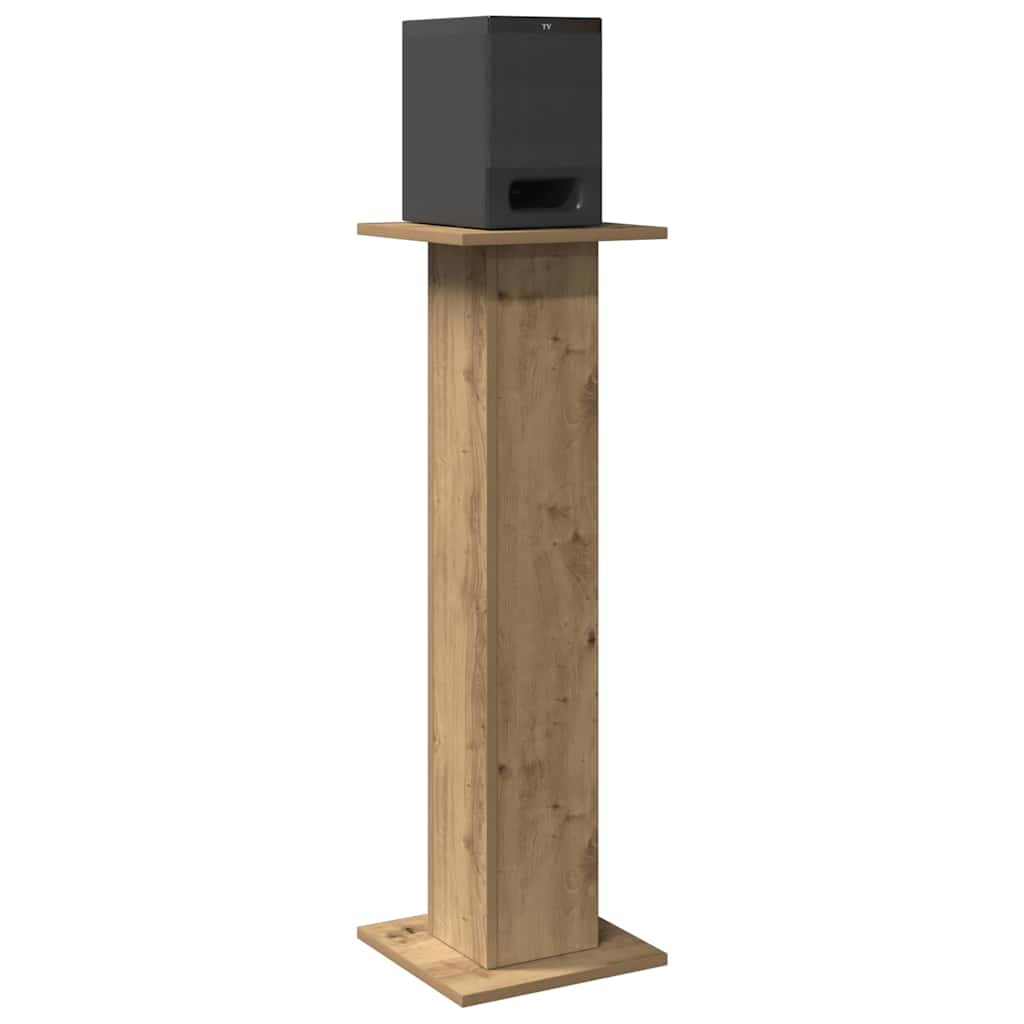 Speaker Stands 2 pcs Artisian Oak 30x30x95 cm Engineered Wood