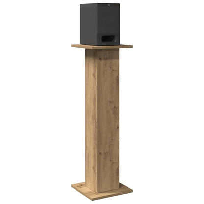 Speaker Stands 2 pcs Artisian Oak 30x30x95 cm Engineered Wood