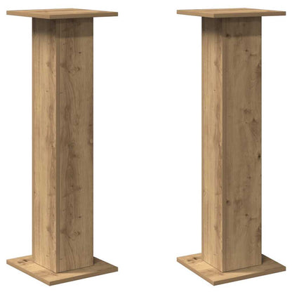 Speaker Stands 2 pcs Artisian Oak 30x30x95 cm Engineered Wood