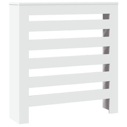 Radiator Cover White 78 x 20 x 82 cm Engineered Wood